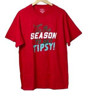 American Needle Holiday Graphic Tee Size Large